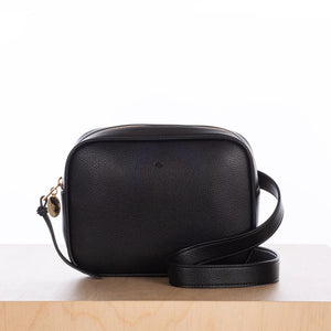 Belt Bag - Black Pebble with Gold Hardware